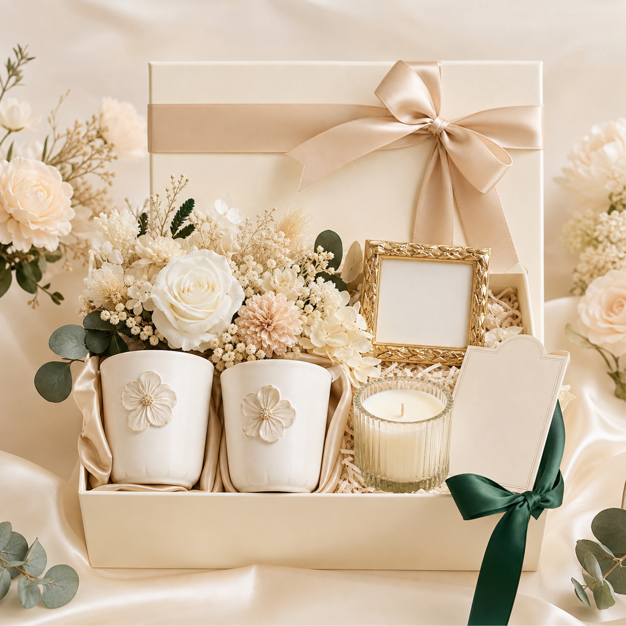 Bộ Quà Cưới Sang Trọng – Khăn Tắm & Đồ Gia Dụng Cao Cấp